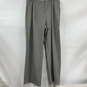 Abercrombie & Fitch xl tailored pleated Gray wide leg pants